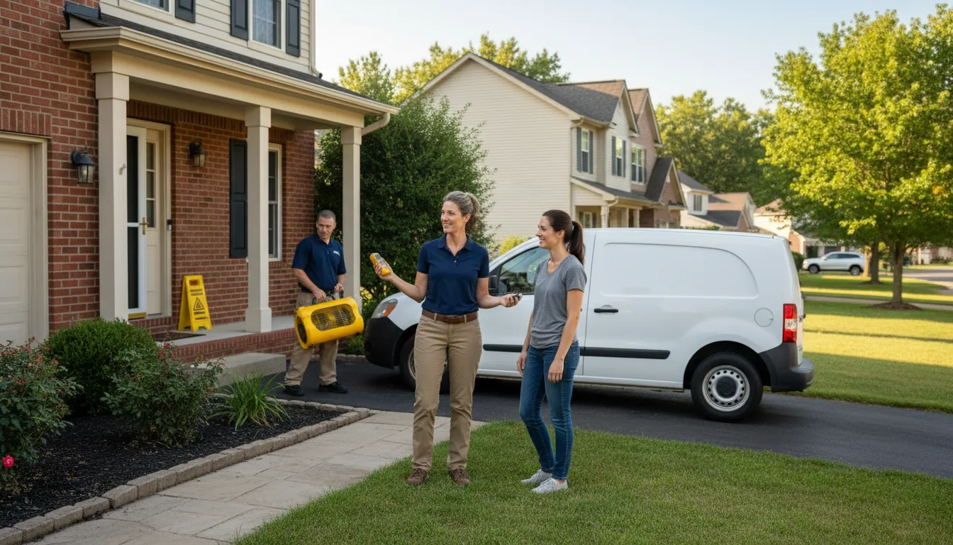 Water restoration image for Water Damage & Restoration Services in Gore, OK